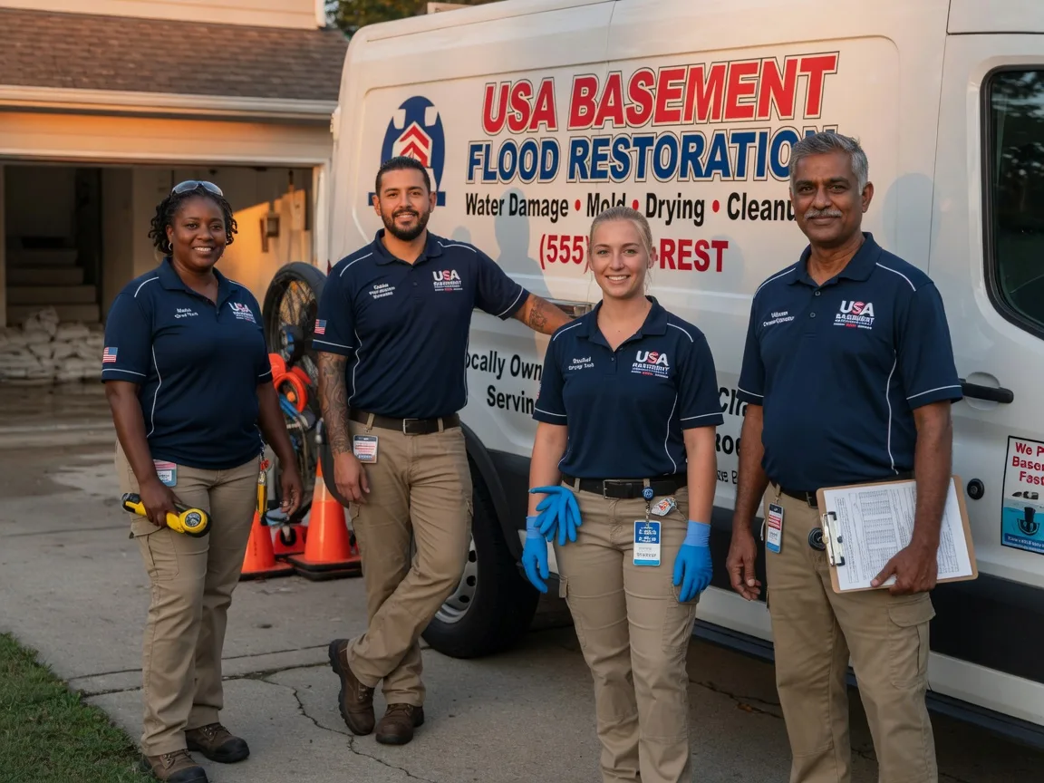 Basement Flood Cleanup company in Camp Douglas, WI